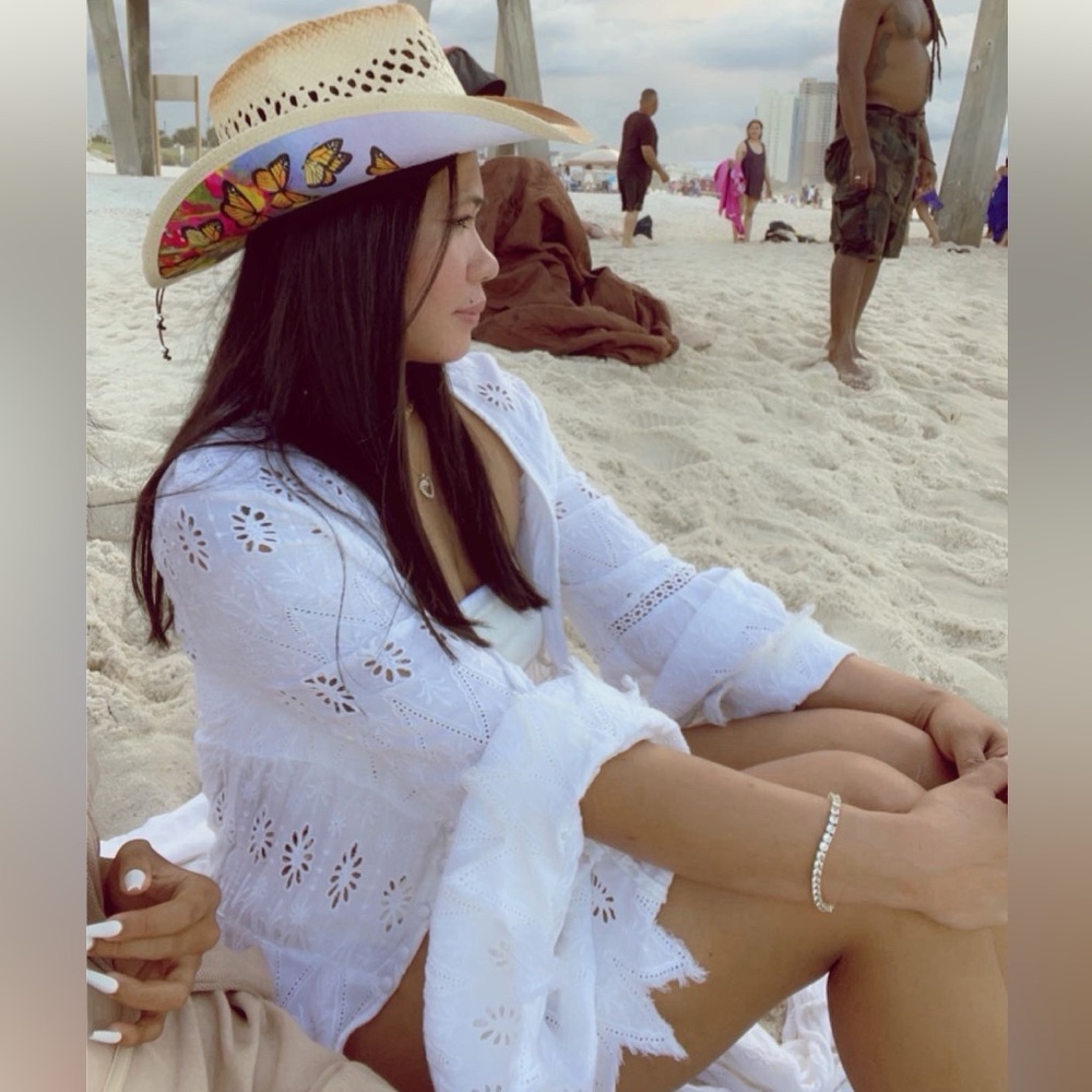 Free People White Lace Swim Cover-Up - Picture 2 of 7